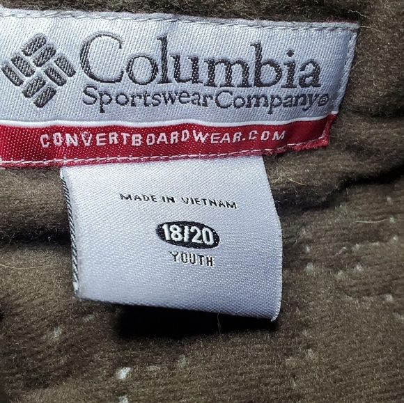 Columbia Convert Winter Snowboard Ski Jacket Youth Sz 18/20 - Picture 12 of 15